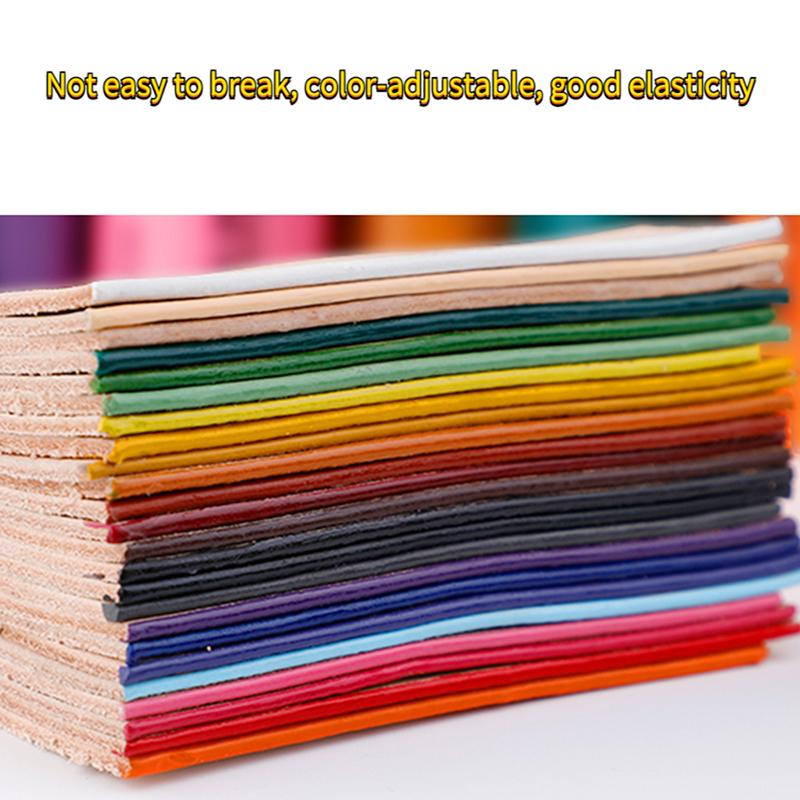 100ml 24 Colors Elastic Leather Edge Oil Leather Matte Edge Sealing Oil Color Bright Smear Smooth Handmade Bag Handle Repair