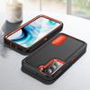 For Samsung Galaxy S22 5G Case Case Kickstand Phone Cover PC + Silicone + EVA 3-in-1 Design