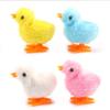 Cute Wind-Up Yellow Chicken Plush Toy - Nostalgic Educational Toy for Children