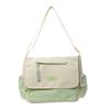 Preppy Style Crossbody Bag Handbag Canvas Bag Fashion Shoulder Bag  Unisex