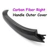 Car Interior Carbon Fiber Left Right Door Pull Handle Outer Cover Replacement For BMW X3 X4 G01 G02 F97 F98 2018-
