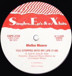 

12inch Record MELBA MOORE / HAROLD MELVIN & THE B - You Stepped Into My Life / The Love CSPS2738 Singles, Ep s & 1984 Canada Soul/Funk Used