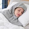 Windproof Winter Gear Cotton Sleep Hood Cap, Warm Head Neck And Shoulder Sleeping Cozy Wrap Adjustable Snap Buttons Soft Breathable Thermal