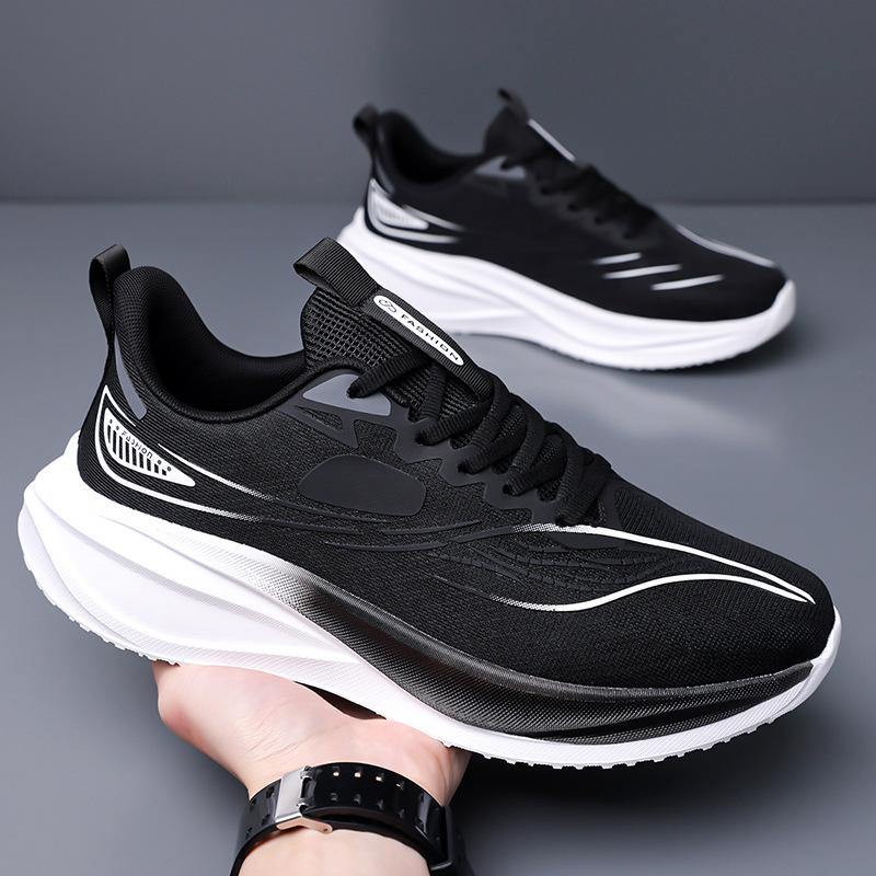 Men's Shoes 2025 New Summer Mesh Breathable Casual Sports Shoes Non-slip Soft-soled Running Shoes Men's Tide