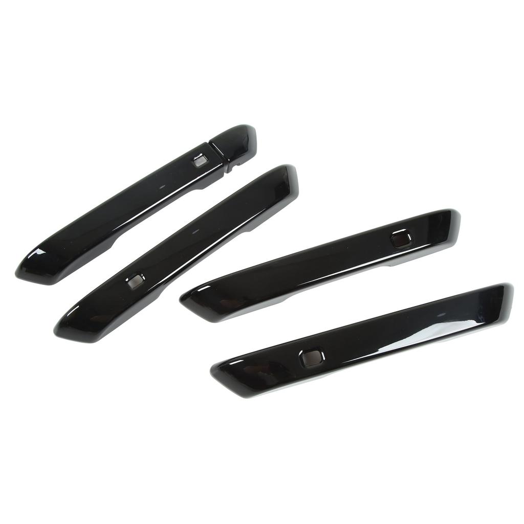 5 stk Bil Utvendig Side Dørhåndtak Deksel Trim Klistremerke Blank Svart Erstatning for Kia Carnival KA4 2022 Opp