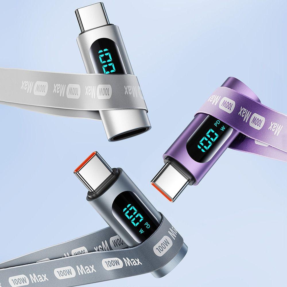 480Mbps Type-C Power Meter Digital Display OTG Converter Professional Cable Extender Laptop