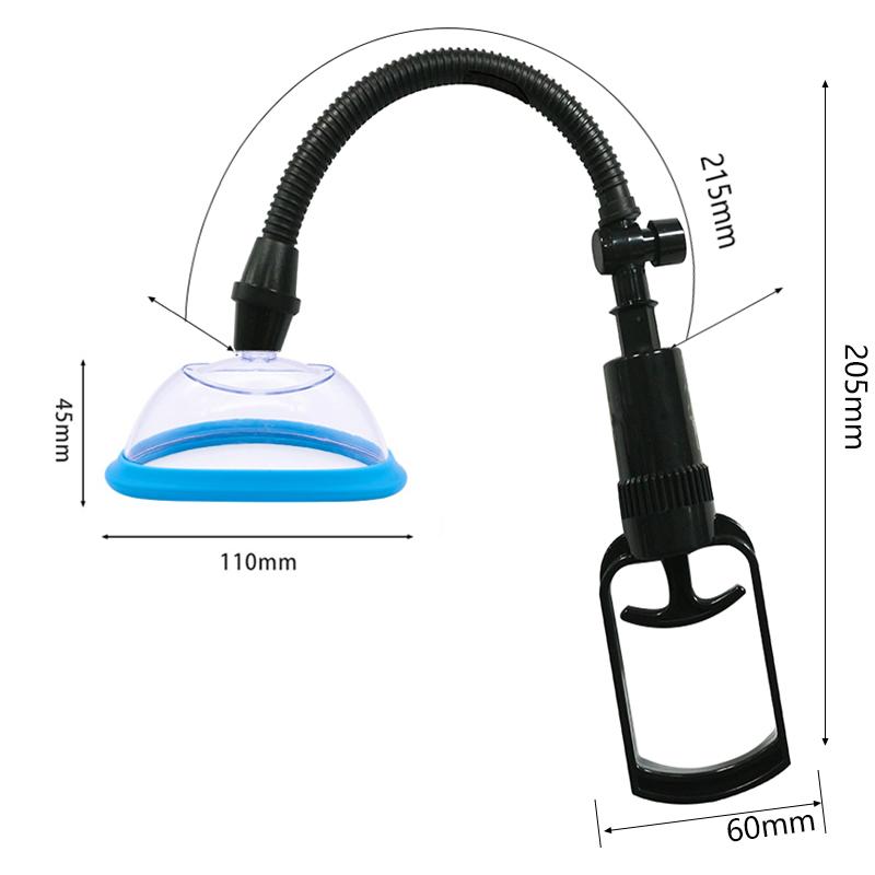 Manual Pussy Pump Female Breast Massager Vaginal Clitoral Suction Cup Enlarged Vacuum Pump Nipple Stimulator Sex Toy