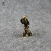 Antique Bronze Decorations Desk Ornament Eagle Miniatures Figurines Pure Copper Eagle Statue Home Decorations Crafts Collection