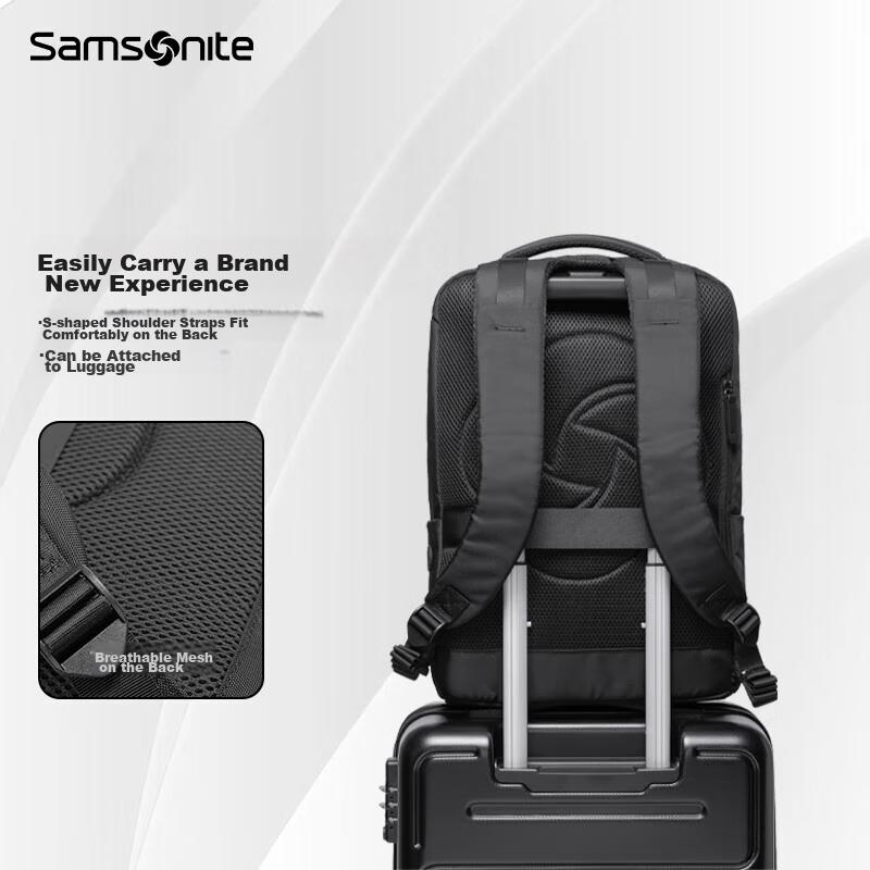 Samsonite Backpack, 15.6-Inch Laptop Bag, Unisex Schoolbag, Business Commute Large Capacity Backpack, TX6 Gift