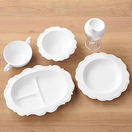 Reale Series - Full Set (5-Piece) Children's Dinnerware Set (White)