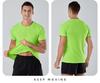 Unisex Quick-Dry Short Sleeve Running T-shirt - Solid Color Sportswear