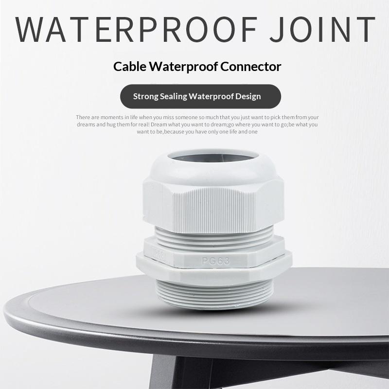 10 Stück Wasserdichte Kabelverschraubung Pg7 Pg9 Schwarz Weiß Kunststoff Dichtungsverbinder Nylon Ip68 Kabelbefestigung Nylonstecker Für Elektrischen Draht