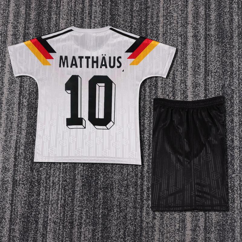 Klassisches Retro-Fußballtrikot Barcelona Kaiser M Thailändischer Kinderanzug Retro-Kinderanzug