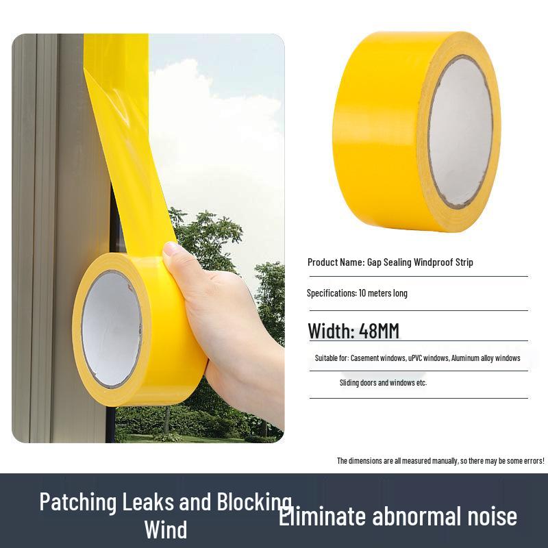 Draft-Free Door & Window Sealing Strip: Leakproof, No-Residue, Windproof, Insulation Film