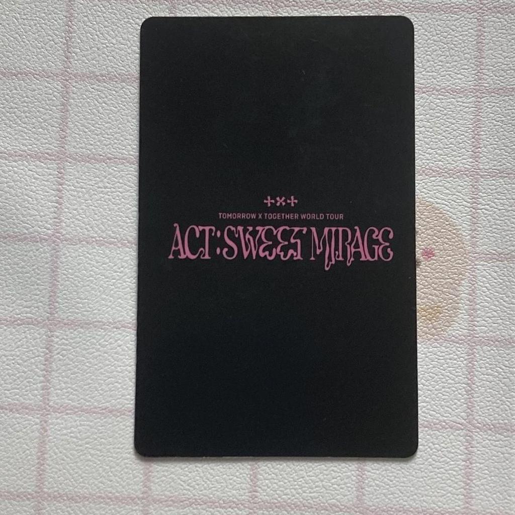 [USED] TXT Soobin SWEET Live Kyocera Limited Time Trading Card