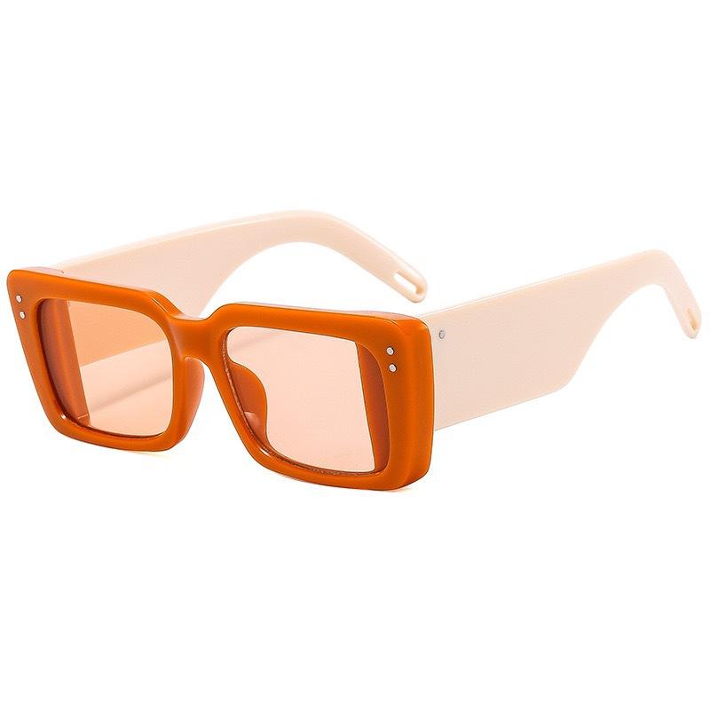 Retro Square Wide-Leg Sunglasses, Trendy Midin Sunglasses, Hip-Hop Personalized Glasses.