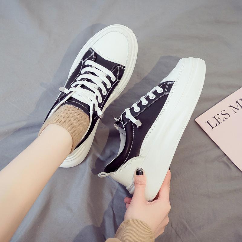 

Thick-soled 221 summer new flat-soled casual sports shoes board shoes ins tide 40 чорний