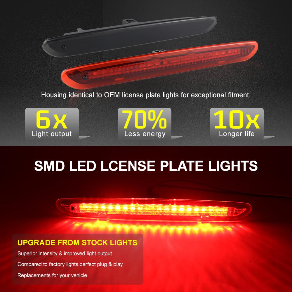 Rückseitige Bremsleuchte Rote LED Hochmontierte Bremsleuchte Für Fiat Punto Evo Abarth Grande Punto 2008-2012 Drittes Bremslicht 51974522