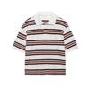2025 Women's College Style Striped Polo Collar Slim Fit T-Shirt
