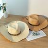 Ethnic Style Sun Hat Men's Sun Hat Summer Sun Protection Fishing Hat Outdoor Big Brim Cover Full Face Straw Hat Bucket Hat