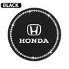 1/2pcs Non-slip Car Diamond Water Cup Pad Rhinestone Silicon Mat For Honda Civic FIT Accord Prelude CRV 5th City CRZ CRX Jazz FJ6