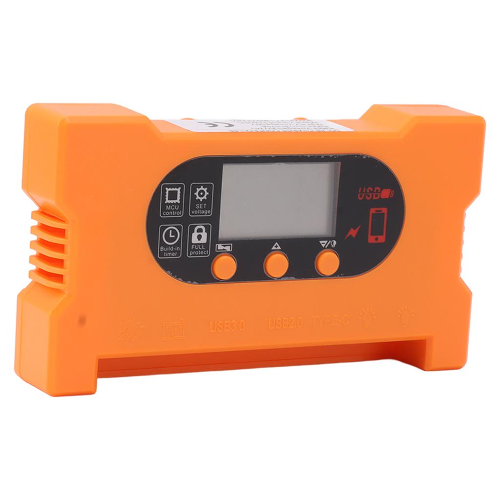 Solar Charge Controller Type C Fast Charge Drive Control Short Circuit Protection Automatic Battery Recognition Solar