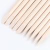 100Pcs Orange Wood Stick Cuticle Pusher Remover Pedicure Manicure Tool