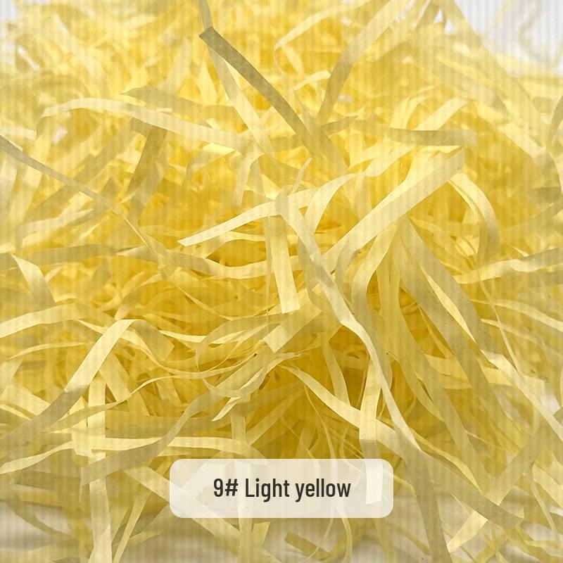 Raffia Grass Filler: Shredded Silk Paper for Candy Box Souvenirs