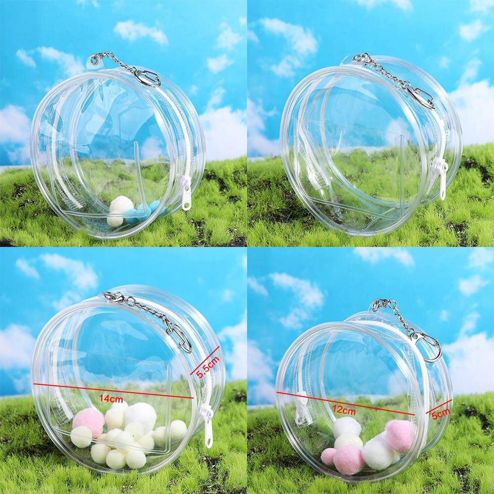 10cm Doll Clear Outdoor Doll Bag Multicolor Outdoor Doll Display Bag  Plush Doll