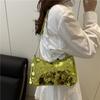 Spring and Summer Popular Chain Bag Women's New Versatile Messenger Bag Fashion Niche Sequined Shoulder Armpit Bag