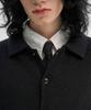Trip Le Sens [100% Wool] Pure Light Collar Cardigan_Black
