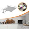 Foldable Kitchen Cabinet Door Organizer Space Saving Stainless Steel Shelf for Pantry and Cupboards