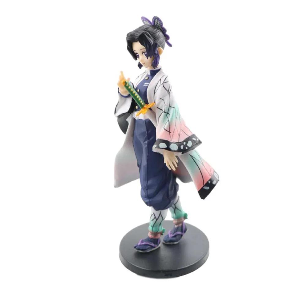 THE Action Figure Demon Slayer Kimetsu No Yaiba Figure Kamado Tanjirou  Agatsuma Zenitsu Nezuko Warrior PVC Model Toys