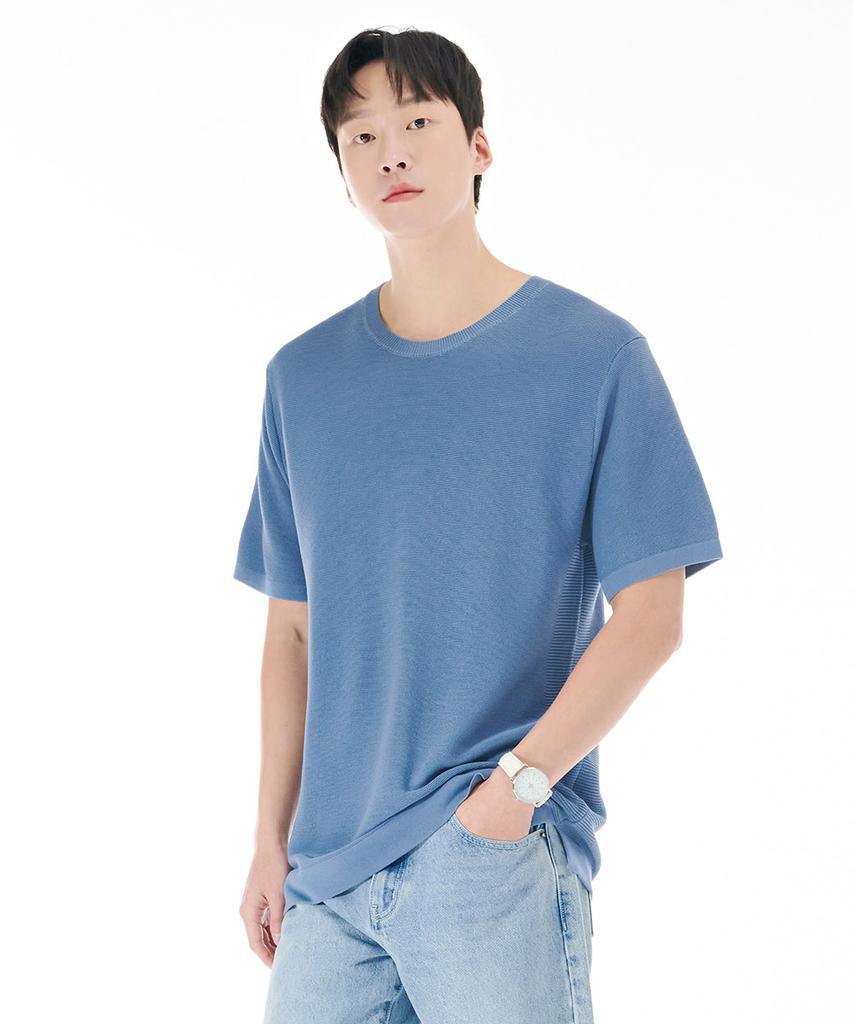CHASECULT Men'S Cool Touch Crew Neck Short Sleeve Sweater-Cbrk5611D0D