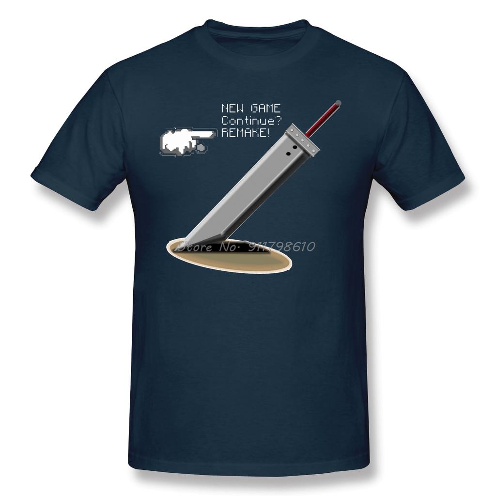 Kingdom Hearts Herren Baumwoll T-Shirt Grafik Final Fantasy 7 Endlich Das Versprechen Wurde Gegeben Übergroß Anime Streetwear Harajuku