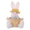Easter Rabbit Decor With Candy Storage Basket Rabbit Candy Bowl Dish Easter Eggs Table Container For Supermarket Home School