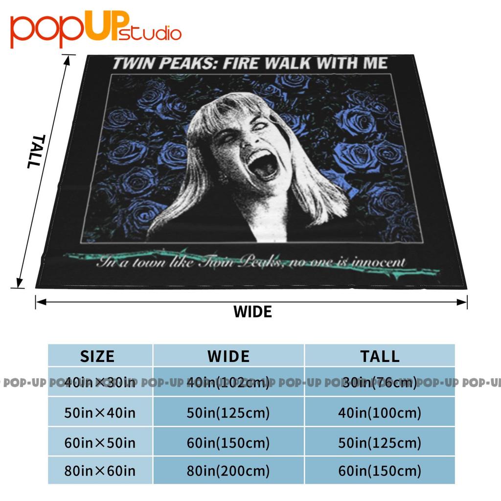 Twin Peaks Fire Walk With Me Laura Palmer Grunge Alternative Ultra-Weiche Decke Steppdecke Winter Sofabezug Bettbezüge