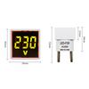AC 220V LED Digital Display Voltage Measurement Monitor EU Plug Square Voltmeter