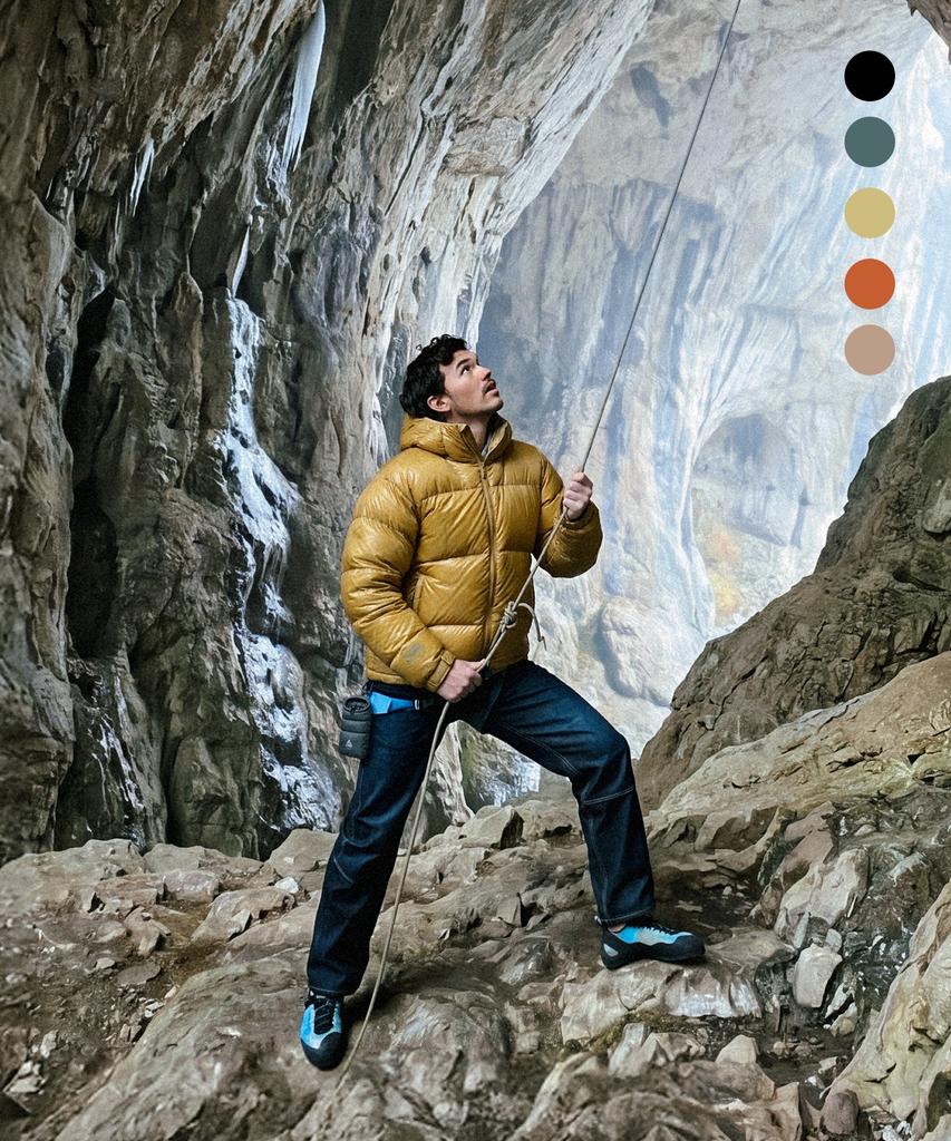 Blackyak Unisex Climbing Stone Master Down Jacket #3 (5 Colors) (C Type)