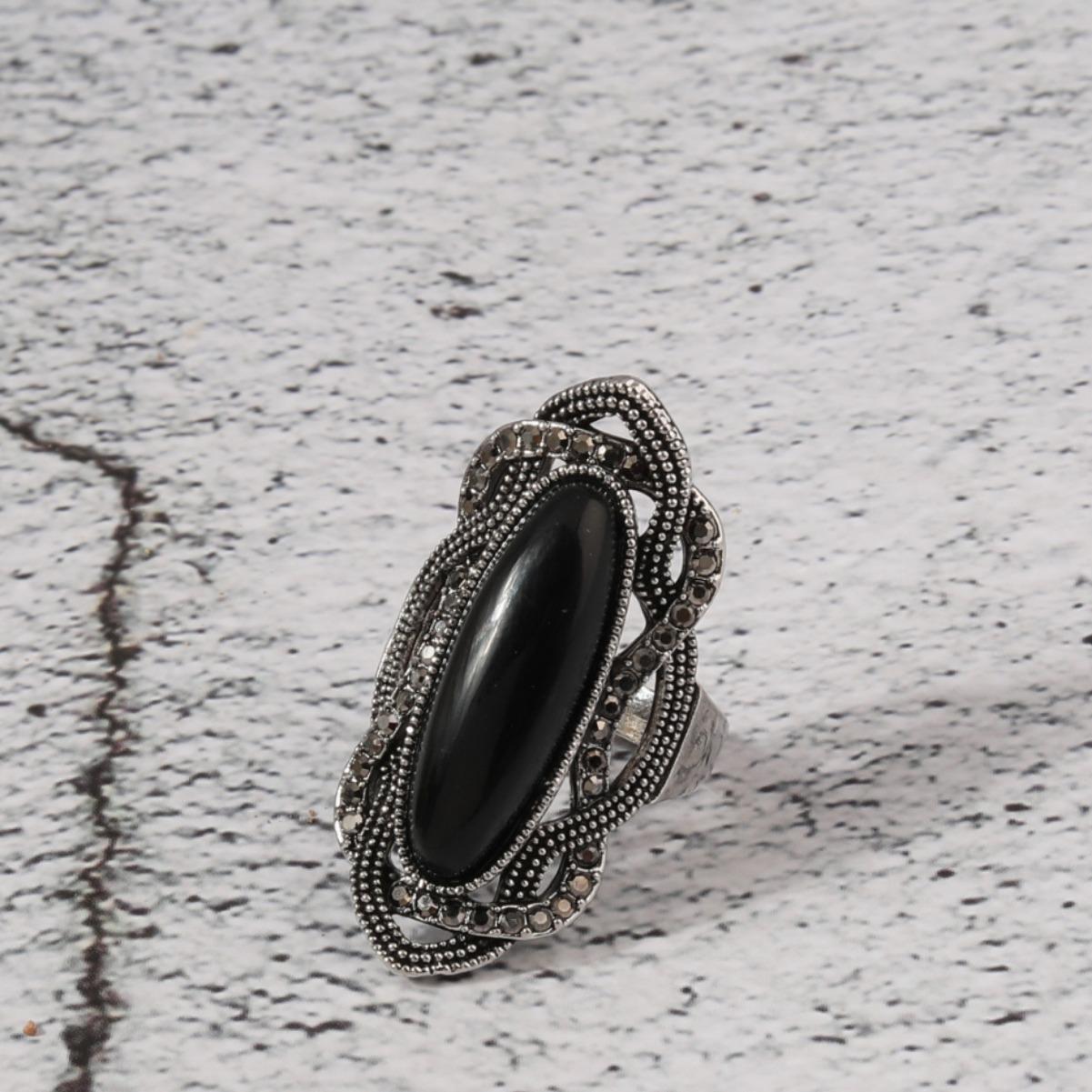 

Корейская версия кольцо с преувеличенным дизайном личности, нишевое кольцо с бриллиантами, ретро-кольцо, женское универсальное декоративное кольцо на указательный палец