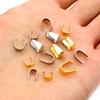 100 Stück Edelstahl Gold Platin Beschichtet Anhänger Klemmschlaufen Haken Clips Verbinder Für DIY Schmuckherstellung Zubehör
