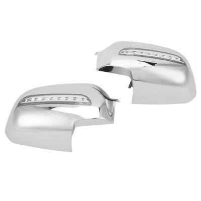 Pair Rear View Mirror Protective Covers Exterior Replacement for Hyundai Tucson 2006‑2009