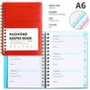 A6 Passordspole Notebook Tilpasset alfabetetikettindeks Notebook Business Meeting Notebook