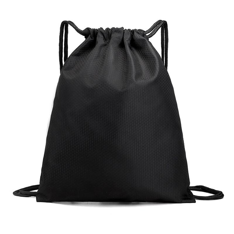 600D Football Pattern Drawstring Sports Bag - 3 Pack