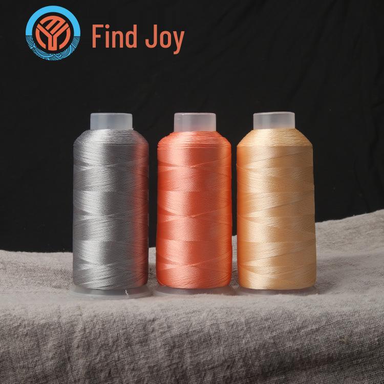 300D Polyester Embroidery Thread: Fine Ice Silk-Like Tassel Material for DIY Sewing and Embroidery.