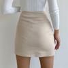 Women's Sexy Little Miss Puffer Skirt Autumn Winter New Fashion One-Buckle Bodycon Mini Skirt