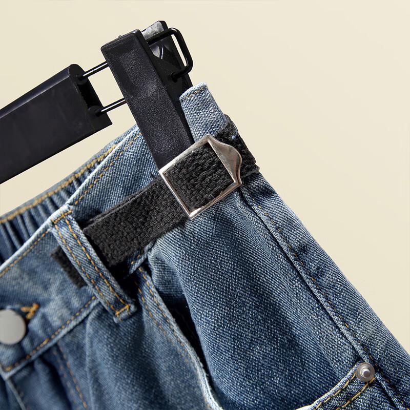 Women's High-Waisted Wide-Leg Denim Bermuda Shorts