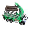 Logging Truck Toy 1:32 Log Vehicle Model with Light Music Effect for 6 Years Old Above Green