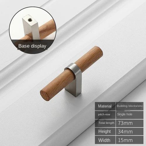 

Wood Handles Cabinet Pulls Modern Black Kitchen Doors Drawer Kids Gold Adjustable Knobs For Furniture Bronze In Cabinet Pulls