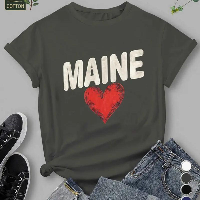 

Женская летняя футболка с принтом в стиле Мэн, футболки с коротким рукавом, повседневные топы с принтом 8XL серый